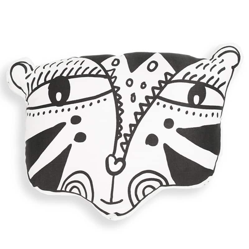 Wee Gallery Throw Pillow - Tiger